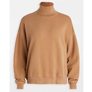 Frame organic cotton funnel neck sweatshirt